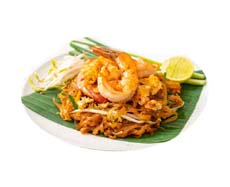 ผัดไทยกุ้งสด