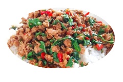 ข้าวกระเพราหมู